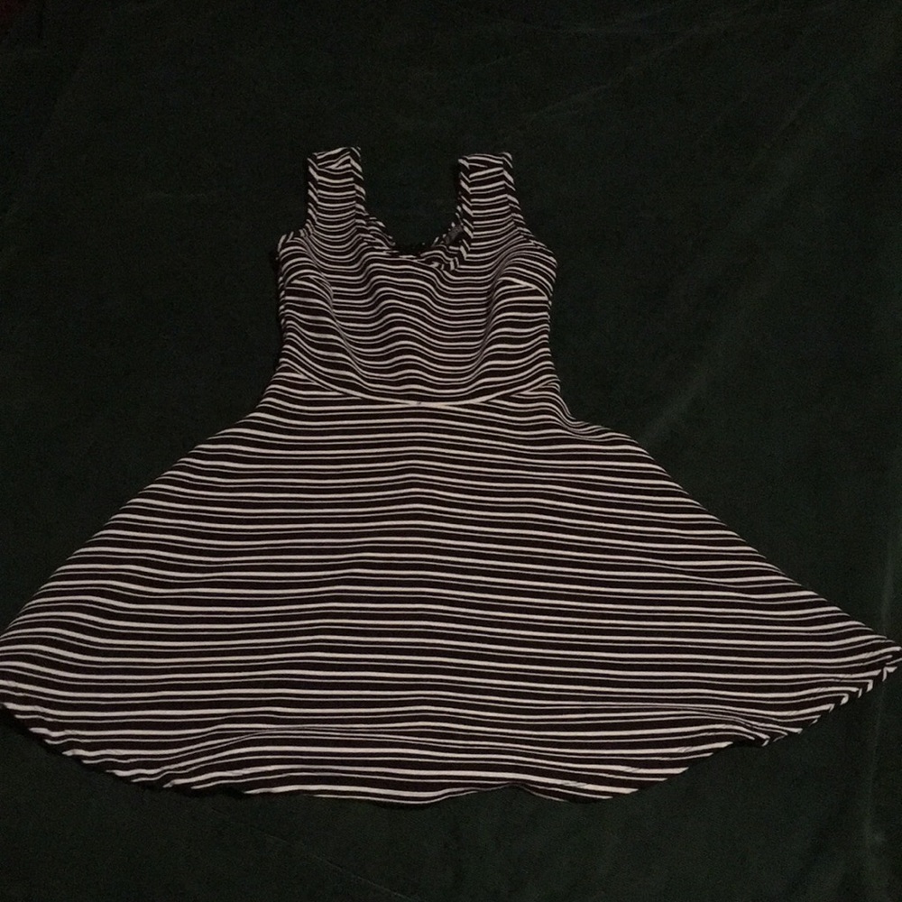 Striped Skater dress